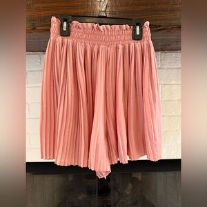 Zara Pink Mini Pleated Skirt